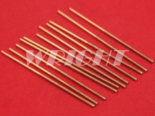 M2 copper tap copper threaded electrode with flush hole for Spark EDM consumables 