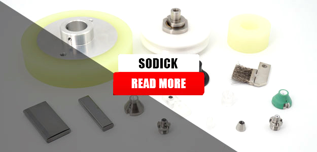 EDM replacement parts wire diamond guide power feed contact water nozzle China