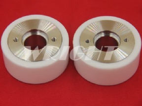 M403C Maxsee EDM ceramic roller OD57 x ID19 x 25 mmT