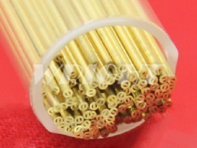 0.8 x 400mm Brass Electrode tubes coreless 1 type